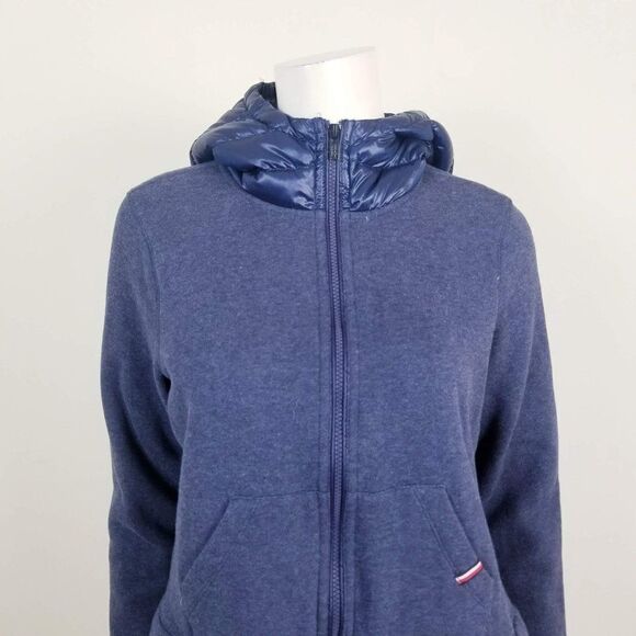 Tommy Hilfiger Sport Zip Up Quilted Hoodie Jacket - Picture 2 of 6